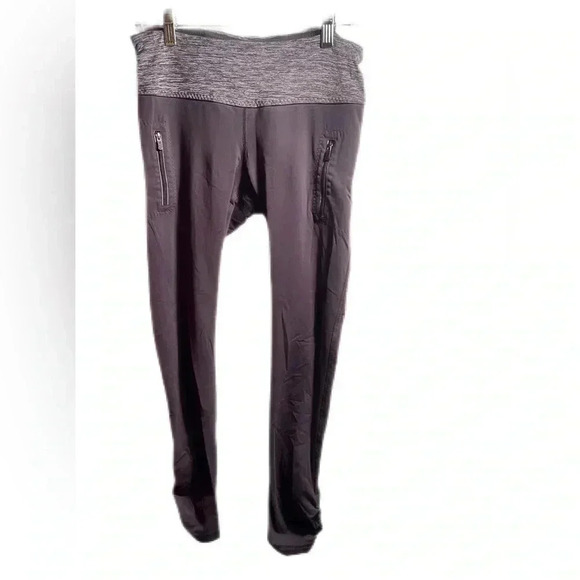 Lululemon Run See Me ride 7/8 heathered coal casual yoga athletic trend tights 8 - Picture 2 of 5